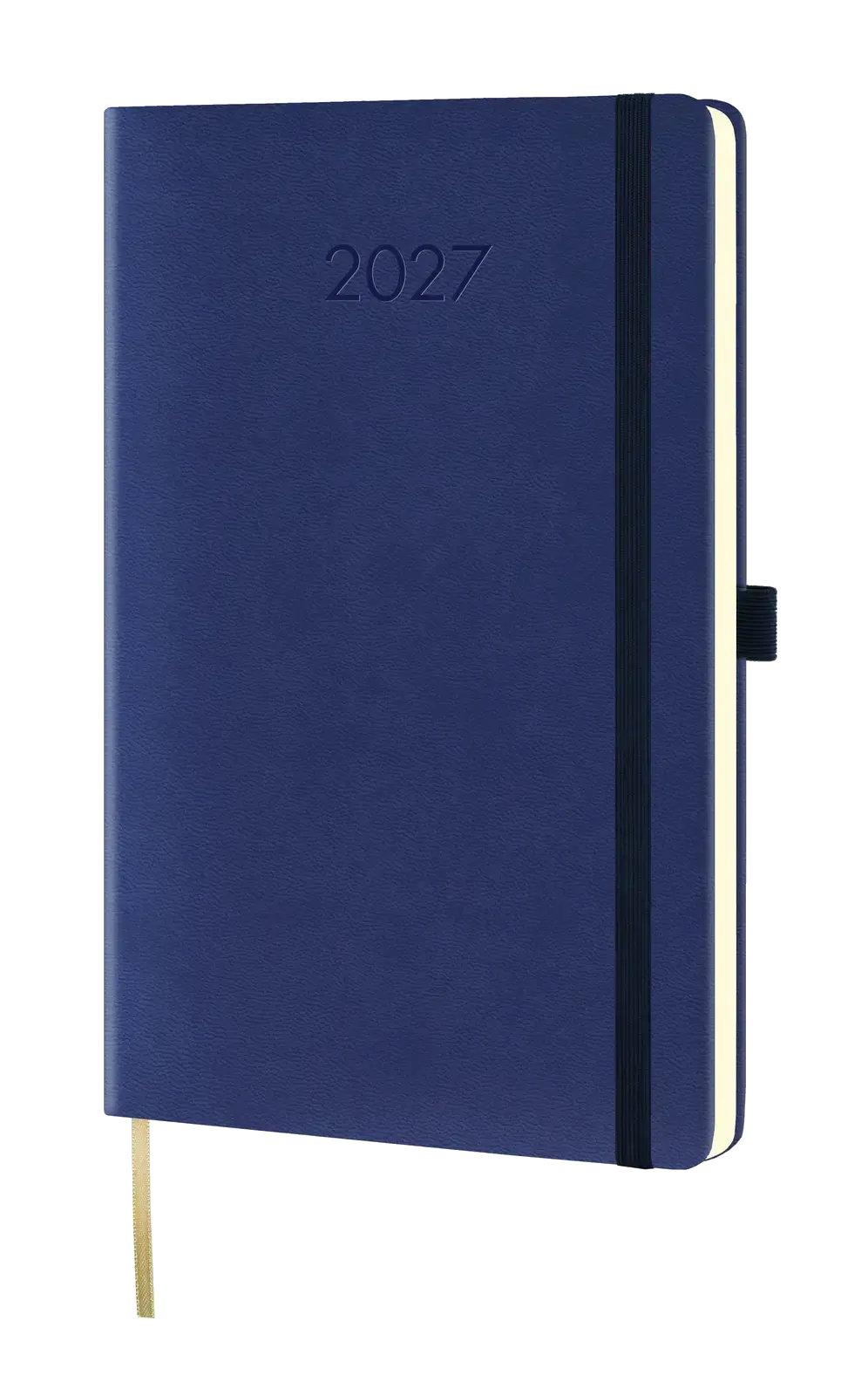 Granatowy kalendarz książkowy 2027